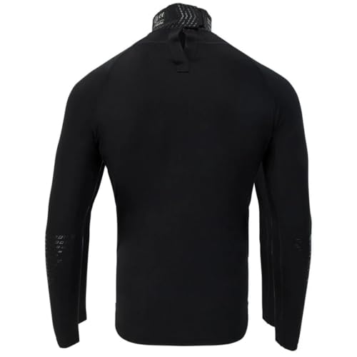 TronX Compression Hockey Shirt with Neckguard - Long Sleeves Neck Guard Neck Protect for Men Adult & Youth Boys2