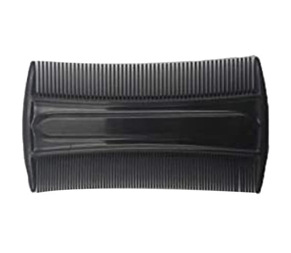 Double Side Lice Comb-Beard Comb Ergonomic Black, Detangling Beard Styling