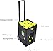 CAJUCA Portable Tennis Ball Machine, Automatic Tennis Ball Launcher, Adjustable Throwing Angle, Speed, Rotation Frequency, 50 Large Capacity