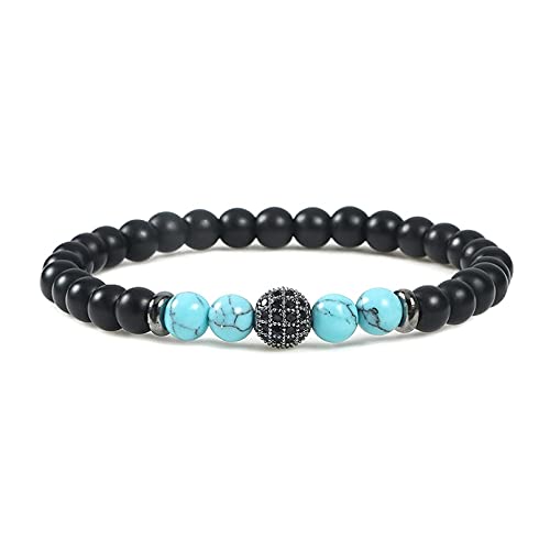 Bracelets de perles en pierre naturelle 6mm unisexes pour toutes les occasions