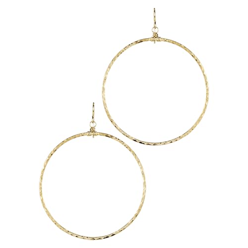 Jewelry: Boho Hoops for Women – Lifetime Color Guarantee – Waterproof, Non-Tarnish, Hypoallergenic, Gold PVD Coated Earrings – Perfect for Beach, Weddings, Holiday Gifts - Small to Large Sizes