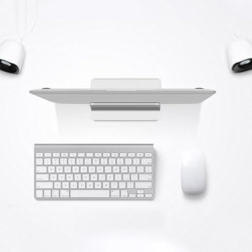 Base Ajustable Vertical para Laptop de Aluminio Plata miniatura 3