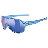 uvex Unisex Jugend, sportstyle 512 Sonnenbrille, blue transparent/mirror blue, one size
