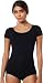 Capezio Women's Classic Short Sleeve Leotard,Black,Medium