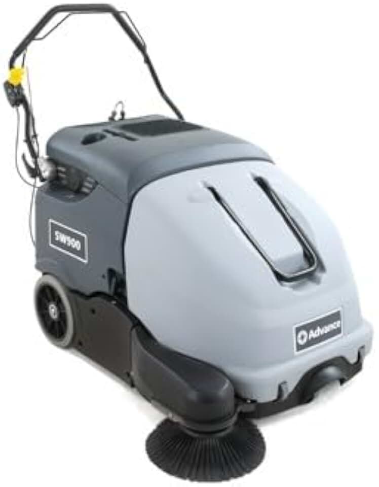 TTS Products NILFISK SW900 Battery Operated Walk Behind Sweeper for Both Indoor and Outdoor 56383323