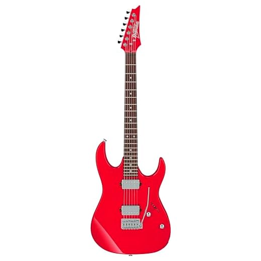IBANEZ RG GIO Series, GRX, guitarra eléctrica en rojo vivo
