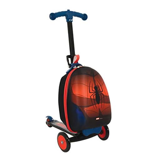 Spider-Man M004064 Scootin Suitcase, Red