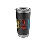 Gold Titanium Samarium Valuable Strong Talents Humor Chemist Stainless Steel Insulated Tumbler