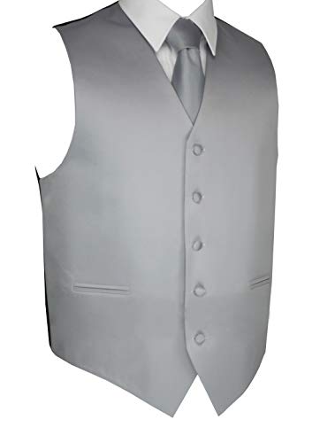 Italian Design, Men's Tuxedo Vest, Tie & Hankie Set