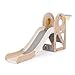 Chipolino, Scivolo per Bambini con canestro da 170 cm di Lunghezza Pallone, colorazione:Beige immagine