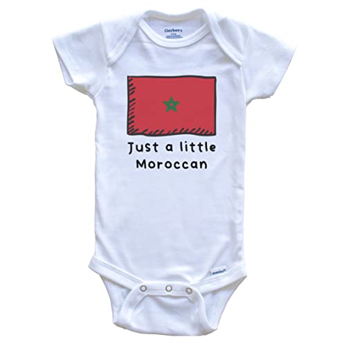 Just A Little Moroccan Cute Morocco Flag Onesie