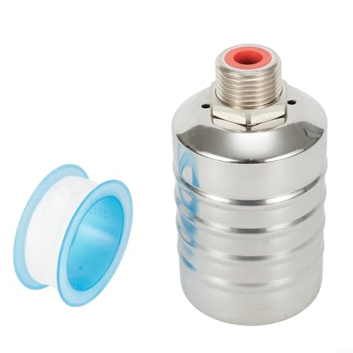 Hosrivae Tanques de válvula flotante de acero 304 con control automático de nivel, piscinas y torres, ajuste resistente a altas temperaturas con silicona de sellado, no requiere electricidad, sistemas