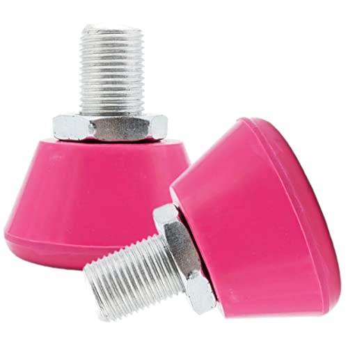 TOBBOMEY Puntali per Pattini Rotelle in caucciù Regolabili con Bulloni Freno Ergonomico Resistente per Pattinaggio Adulto Stoppers Antiscivolo e Duraturi per Strada e Marciapiedi