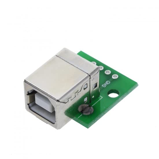 Techtonics USB Type-B Female Head to DIP 4 pin Breakout PCB Module (B0BV6GKZR5) Amazon Price History, Amazon Price Tracker