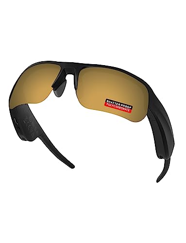 Image of PRO+ Polycarbonate Polarized Replacement Lenses & Nose Pads for BOSE Tempo BMD0011 Sunglasses - Flash Bronze