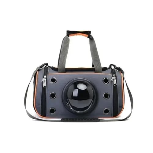 Compatible for Dog Carrier Bag Pet Outing Portable Dogs Handbag Crossbody Breathable Large Capacity(Orange,51 x 28 x 26CM)