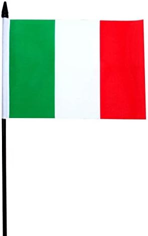 FlagSuperstore Italy Small Hand Waving Flag 6" x 4" Inch