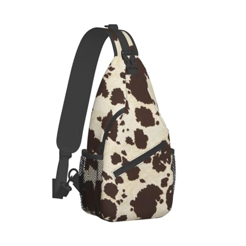 Cute Cow Print Bags For Women Men Sling Bag Cow Backpack Casual Daypack Backpacks for Travel Sports Running Hiking2