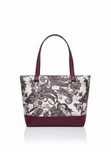 Image of De Elmore Elegant Printed Tote Shoulder Bag & Handbag Set - Women's Fashion