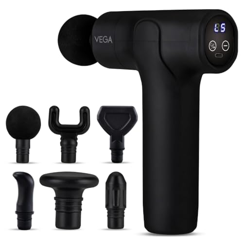 Vega Hand Massage Gun for Body Pain Relief — Deep Tissue Percussi...