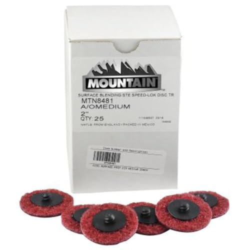 Mountain MTN8481 2 in. Medium Twist and Lock Sytle Surface Prep Disc