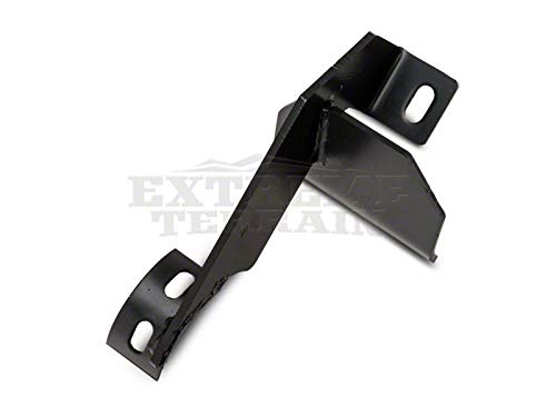 Redrock 4x4 4-Inch Oval Straight Side Step Bars; Textured Black Compatible with 07-18 Jeep Wrangler JK 2-Door - Thumbnail 4
