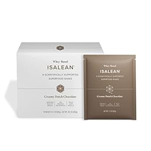 Isagenix IsaLean Shake – Nutrient-Dense Protein Powder for Ready-to-Drink Shake – Creamy Dutch Chocolate, 14 Packets