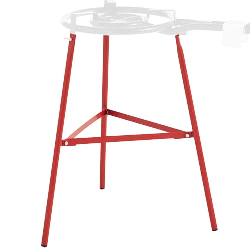 Magefesa 30-Inch Heavy-Duty Reinforced Burner Tripod, Compatible with Most Burners, Ideal for Paella Pan Cooking (Burner Not Included, Red)