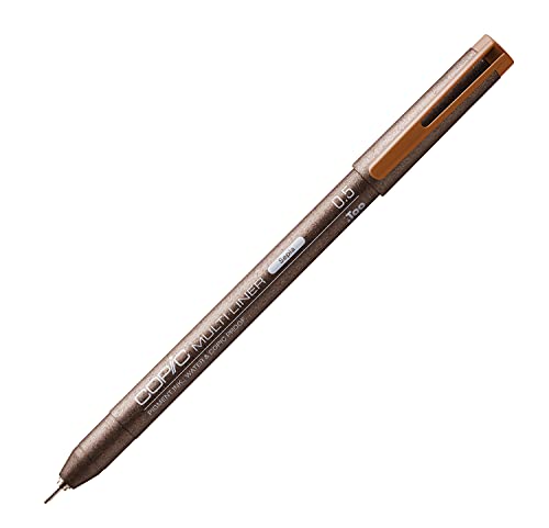 Copic Markers Multiliner 0.5 Sepia Pigment Based Ink, 0.50mm