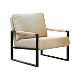 FAUTEUIL COMPACT UNE PLACE : Ce fauteuil de salon est idéal for les petits espaces. Son assise généreuse (54 cm de largeur / 60 cm de profondeur) s'intègre facilement dans les salons, bureaux ou espaces de détente. C'est une solution d'ameublement économique for les petits appartements ou les rénovations