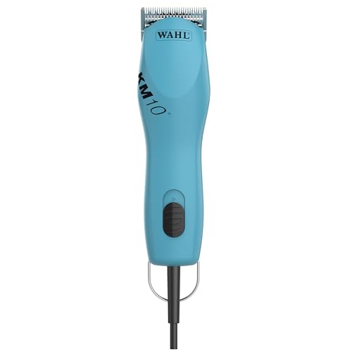 Wahl KM10 Cortapelos para Animales - Silencioso, para Todo Tipo de Pelaje - Motor sin Escobillas, Azul