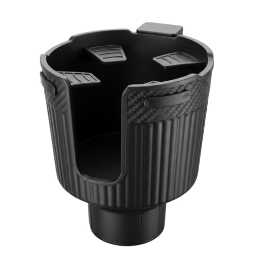 Merzio Car Cup Holder Expander Adjustable Cup Holder for Cars Compatible with Stanley Cup Accessories Yeti Nalgene Large Water Bottle Holder and Mugs Essential Car Organiser