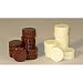 Worldwise Imports Brown and Ivory Backgammon Pieces - 1.2in