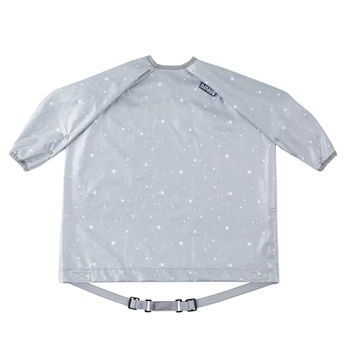 Image of BIBaDO - Long Sleeve Baby Bibs - Babies & Toddlers 6-36 Months - Coverall Baby Led Weaning Bib - Easy Wipe, Soft & Waterproof