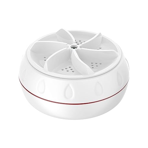 MiJob Turbo Spinning Compatible for Mini Washing Machine Portable Drop-in Washers Ultrasonic Washing Machine Underwear