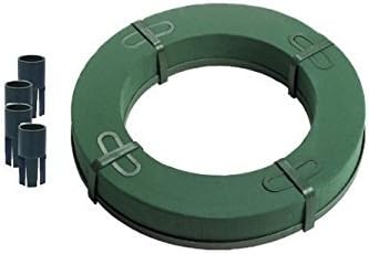 OASIS® 15 Wreath Base - Holiday Wreath Making Kit - includes Candle Stakes - Made in The USA