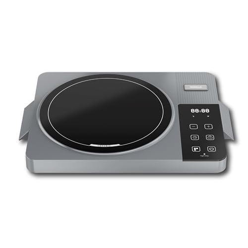 Image of Havells 2000W Hexo EZ HEAT Infrared Induction Cooctop with Digital Display| TC-20 with Grill| 6kV Surge Protection| Cool Touch Body| Fast Heating | 1 Year Door Step Warranty By Havells