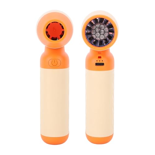 Plyisty Dust Blower 130000RPM Electric Air Blower Powerful Cleaning Tool for Camera Keyboard Home (Orange)