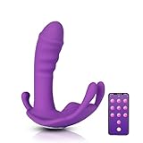 APP Massager Quiet for Bluetooth Remote Connection Portable Mini Waterproof Rechargeable Vibratier Gift for her, HM121538