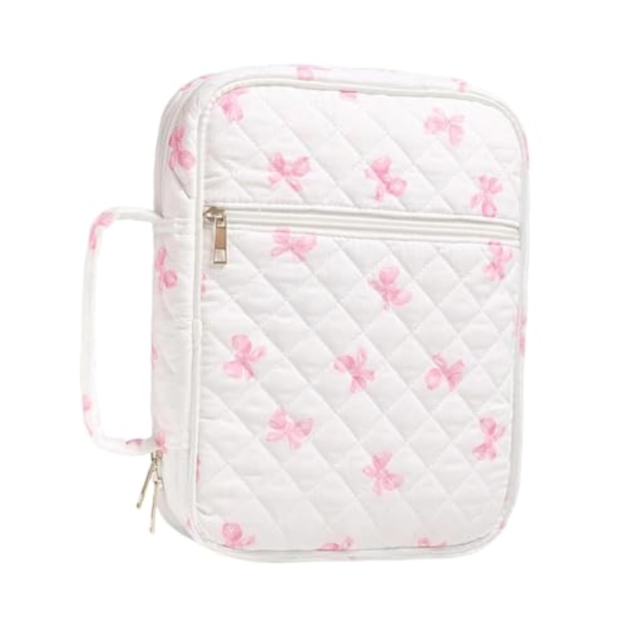 Trendy Quilted Makeup Bag for Travel