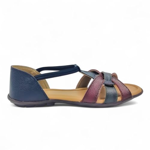 Image of Woman's Flat Comfortable Sandal | Doctor Insole Soft & Comfortable | Best For All Seasons | True Anti-Skid TPR Sole | Fashionable & Trendy (W-14)