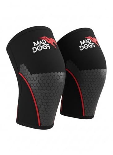 MAD DOGS Rodilleras Crossfit 5mm Hombre Mujer Knee