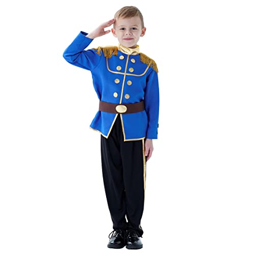 Paturpint Boy Prince Charming Costume-Kids Royal Prince Outfit For Cosplay Fairytale Ball Halloween Christmas Birthday Party (Xs) #TOP3