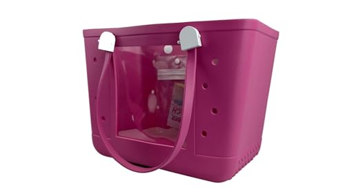 Large Beach Tote Bag with Visual Window, Waterproof and Sandproof Tote Bag with EVA Material2