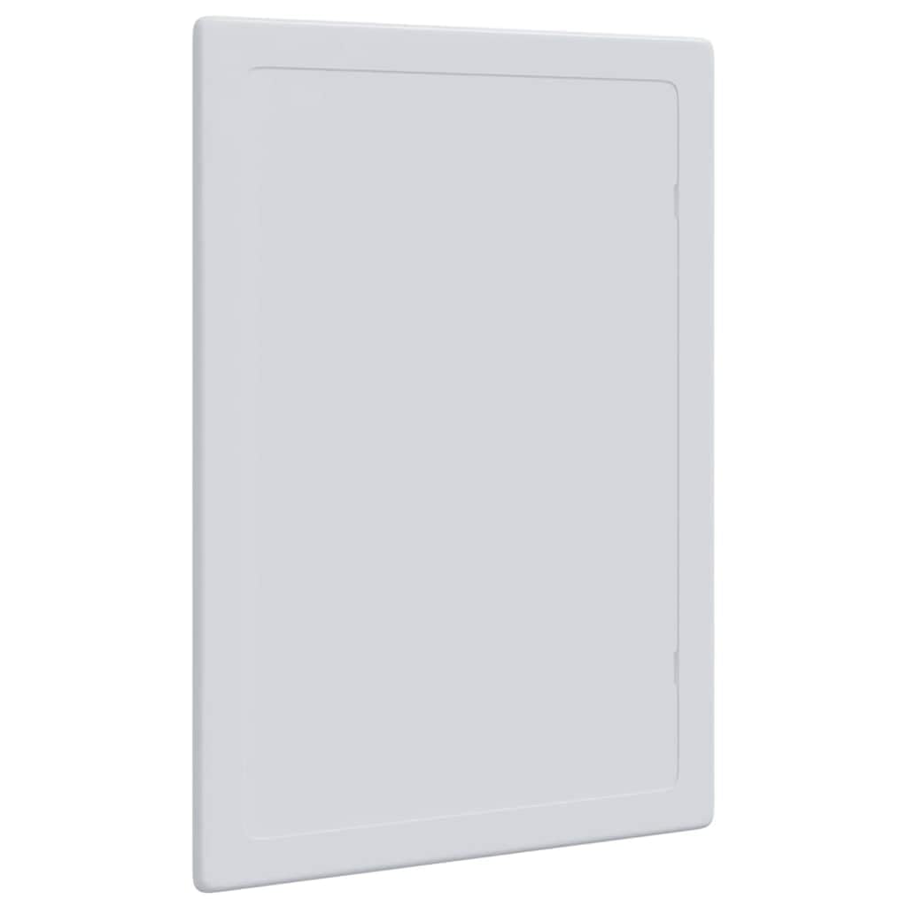 2 paneles de acceso, color blanco, 15 x 23 cm, plástico ABS, puerta de inspección, puerta de inspección, cable sanitario, tubo