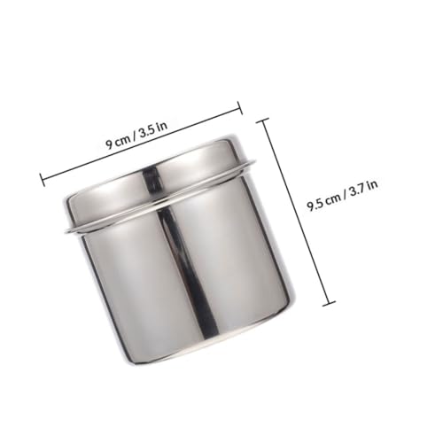 Recipientes de acero inoxidable POPETPOP de alta resistencia con tapa para gasas 2