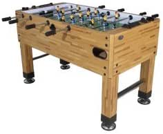 Premium Butcher Block Foosball Table with Dual Goalie Options