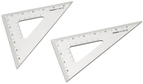 HG aluminium triangle set de 2 supports muraux métalliques intérieurs