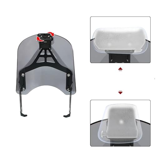 Protector de parabrisas y soporte for GPS Triumph Scrambler 1200 XE 3