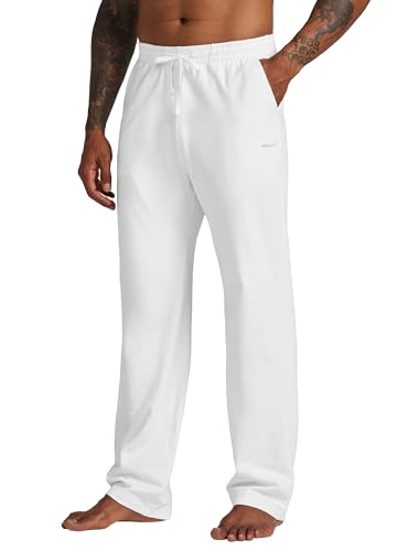 WILLIT Pantalones de chándal para hombre de algodón, pantalones de entrenamiento, pantalones deportivos largos, pantalones de ocio, pantalones de fitness, pantalones de yoga, pantalones de sudor - imagen 4